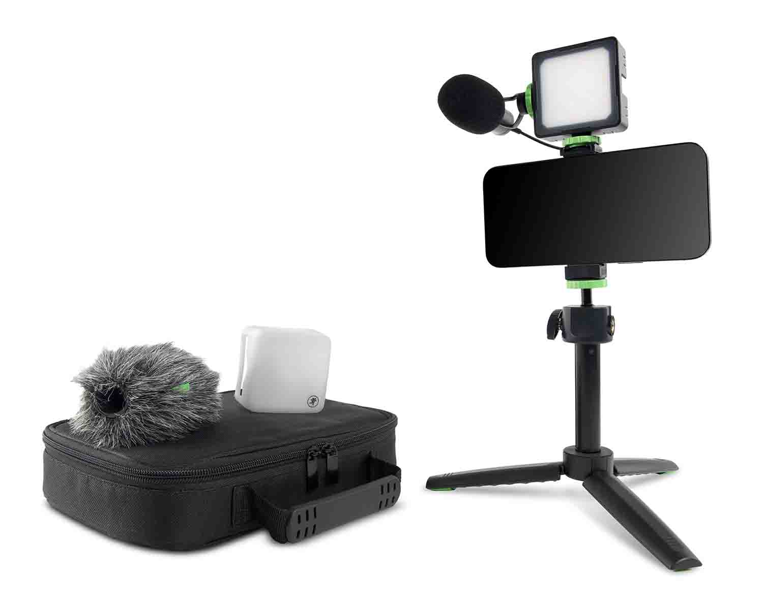 Mackie EM-93MK Complete Mobile Vlogger Kit for Smartphones and DSLRs - Hollywood DJ