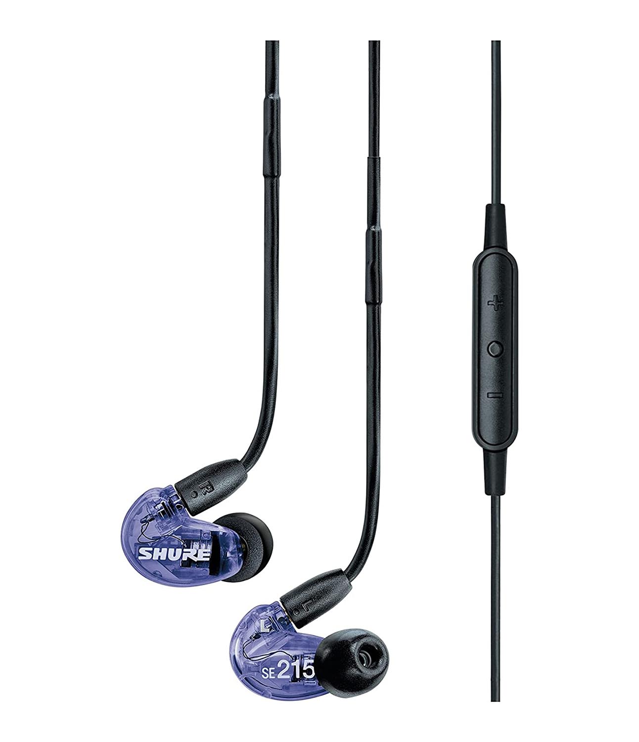 Shure SE215SPE-PL Professional Sound Isolating Earphones - Purple - Hollywood DJ