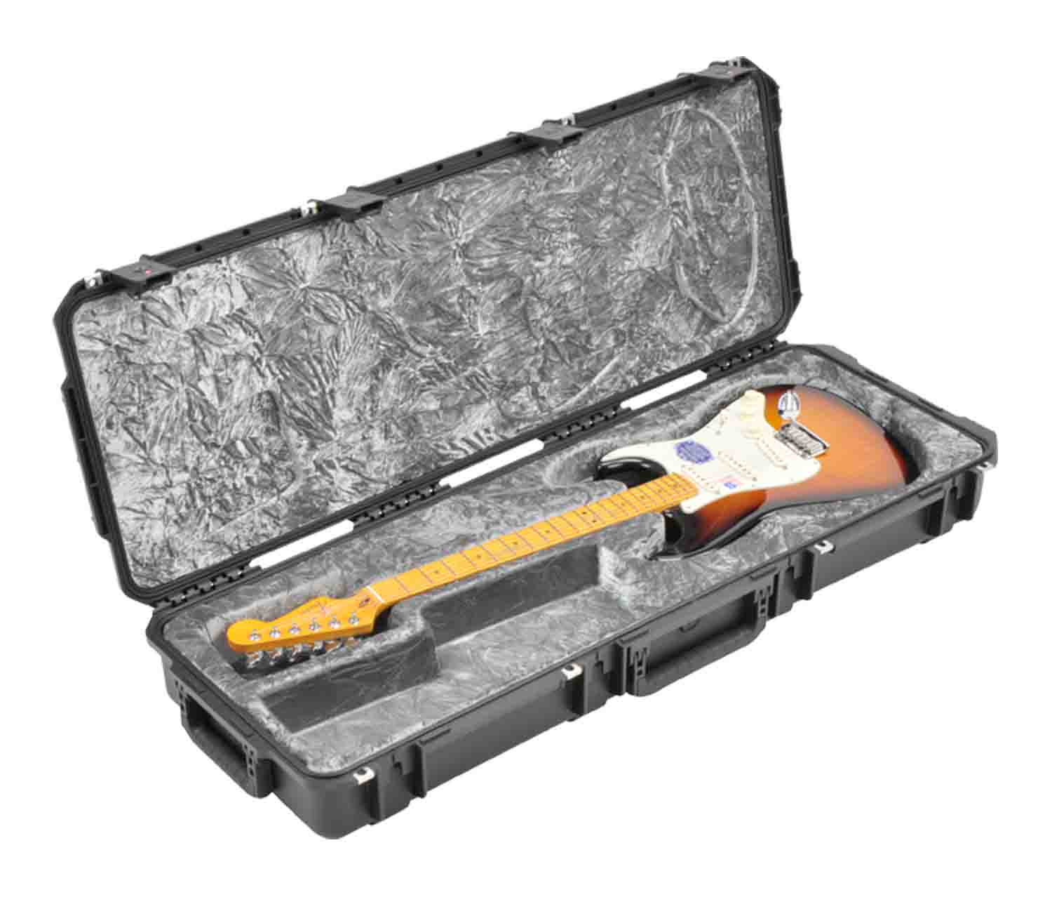 SKB Cases 3i-4214-66 iSeries Waterproof Strat/Tele Flight Case - TSA Latches with Wheels - Hollywood DJ