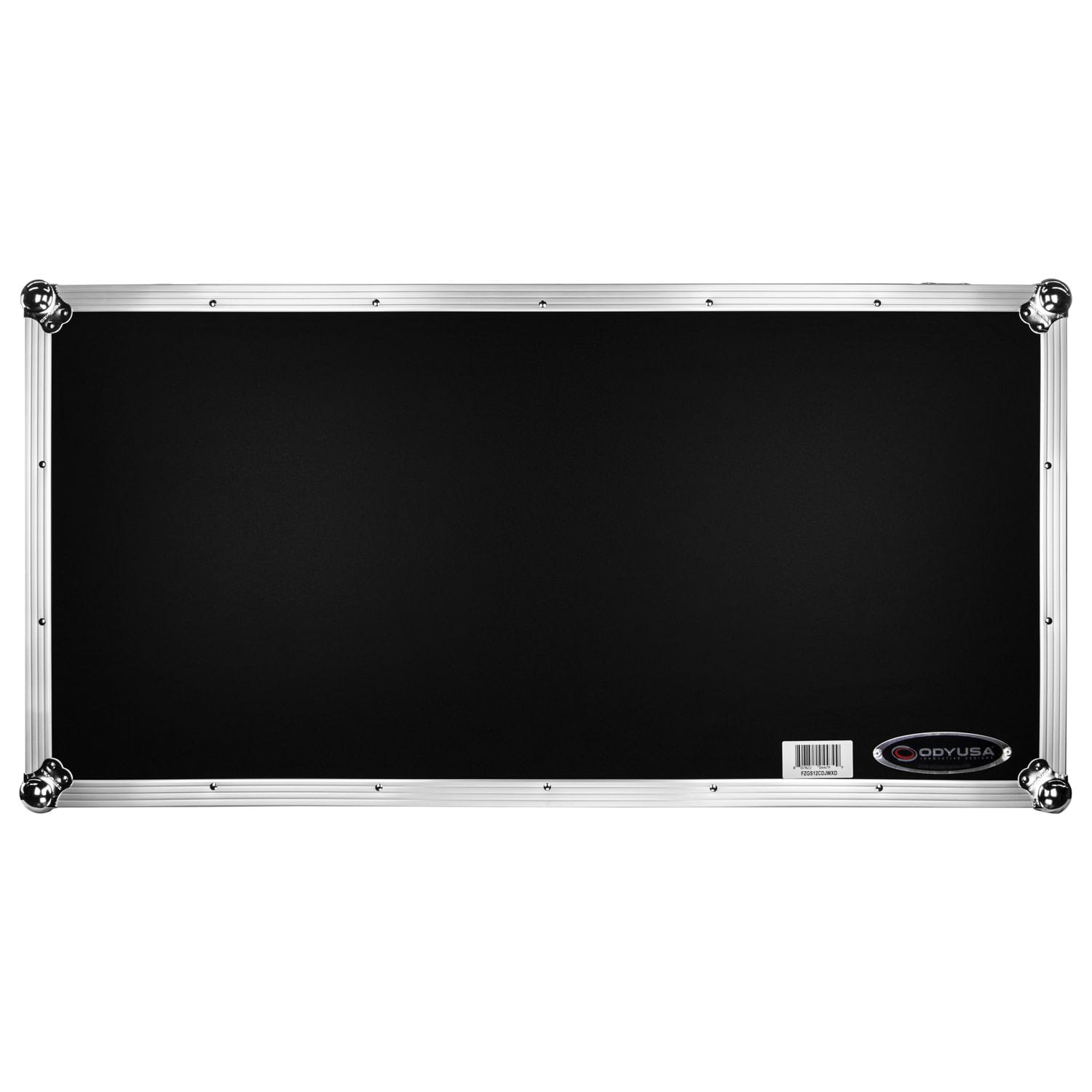 Odyssey FZGS12CDJWXD Black Extra Deep Glide Style DJ Coffin - Silver - Hollywood DJ