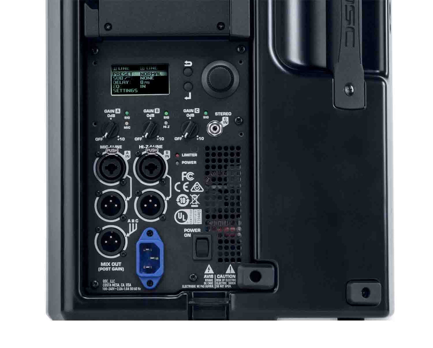 QSC K10.2, 10-inch 2000W Powered Portable PA Speaker with Integrated Speaker Processor - Hollywood DJ