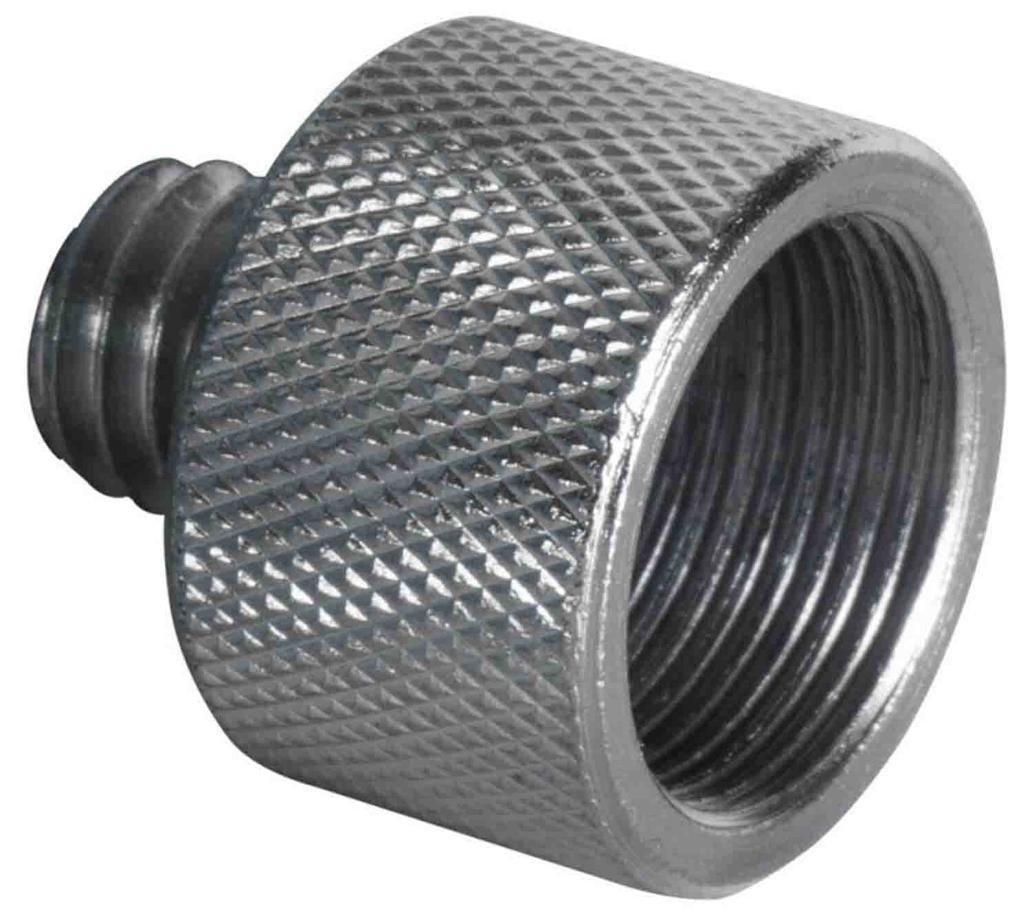 On Stage MA-100 3/8" Male to 5/8" Female Mic Screw Adapter - Hollywood DJ
