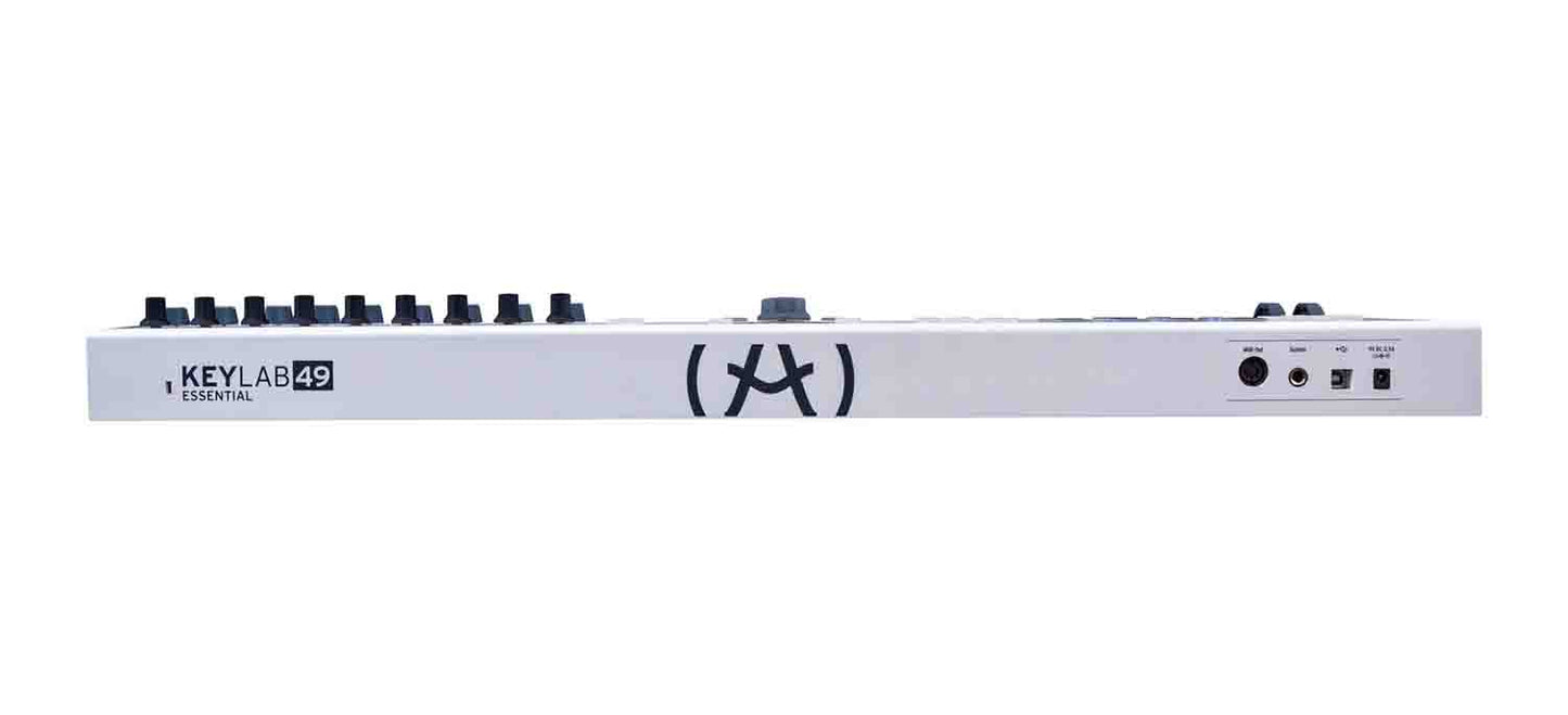 Arturia KEYLAB 49 Essential Universal MIDI Controller and Software - White - Hollywood DJ