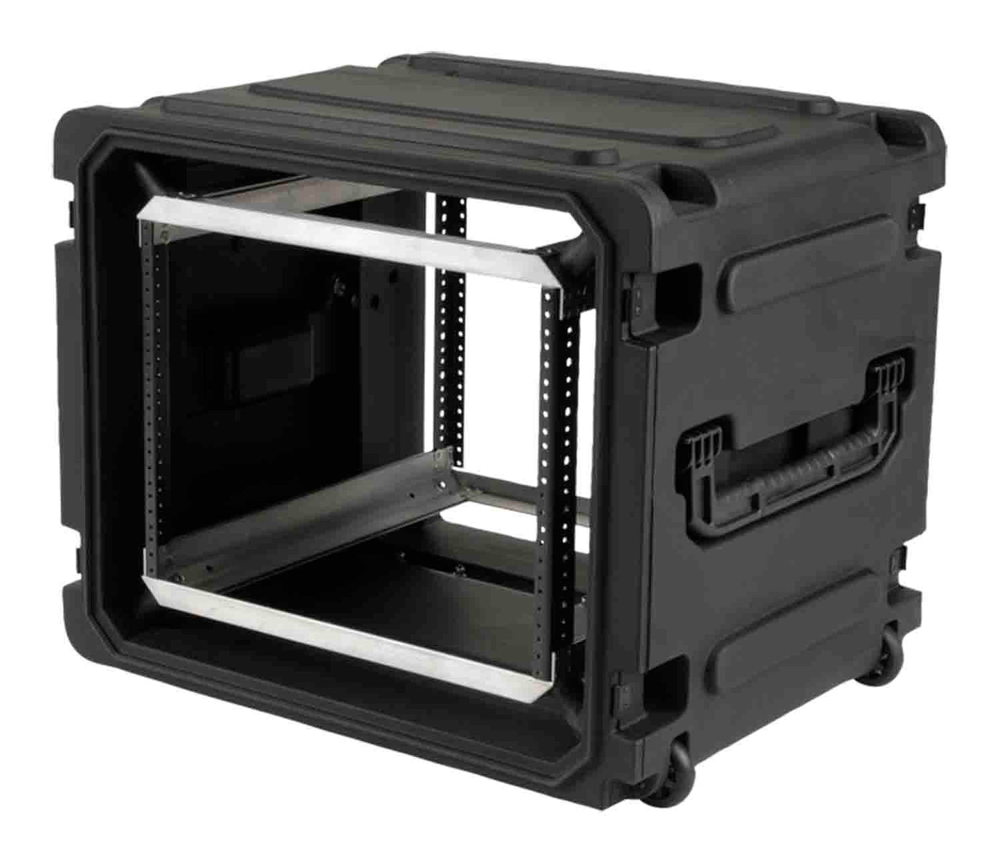 SKB Cases 3SKB-R08U20W 8U 20-Inch Deep rSeries Rolling Shock Rack - Hollywood DJ