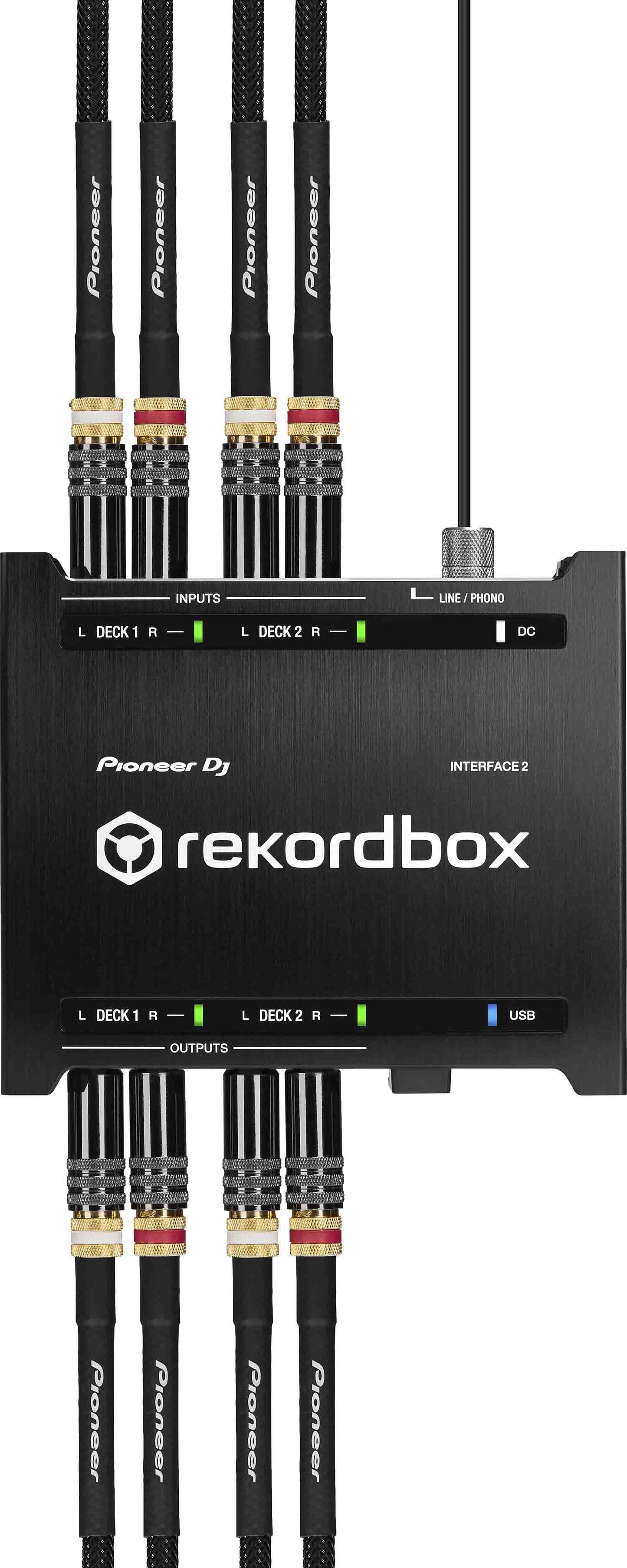 Pioneer DJ INTERFACE 2, 2-Channel Audio Interface for Rekordbox Dvs - Hollywood DJ
