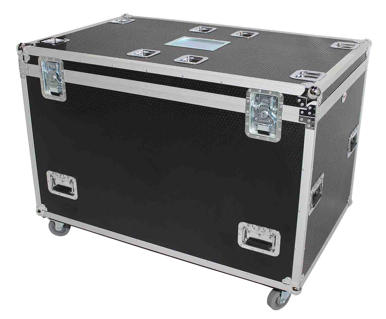 PROX XS-UTL483036W MK2 TruckPaX Heavy-Duty Truck Pack Utility Flight Case with Divider/Tray Kit and with 4 Inch Casters - Hollywood DJ