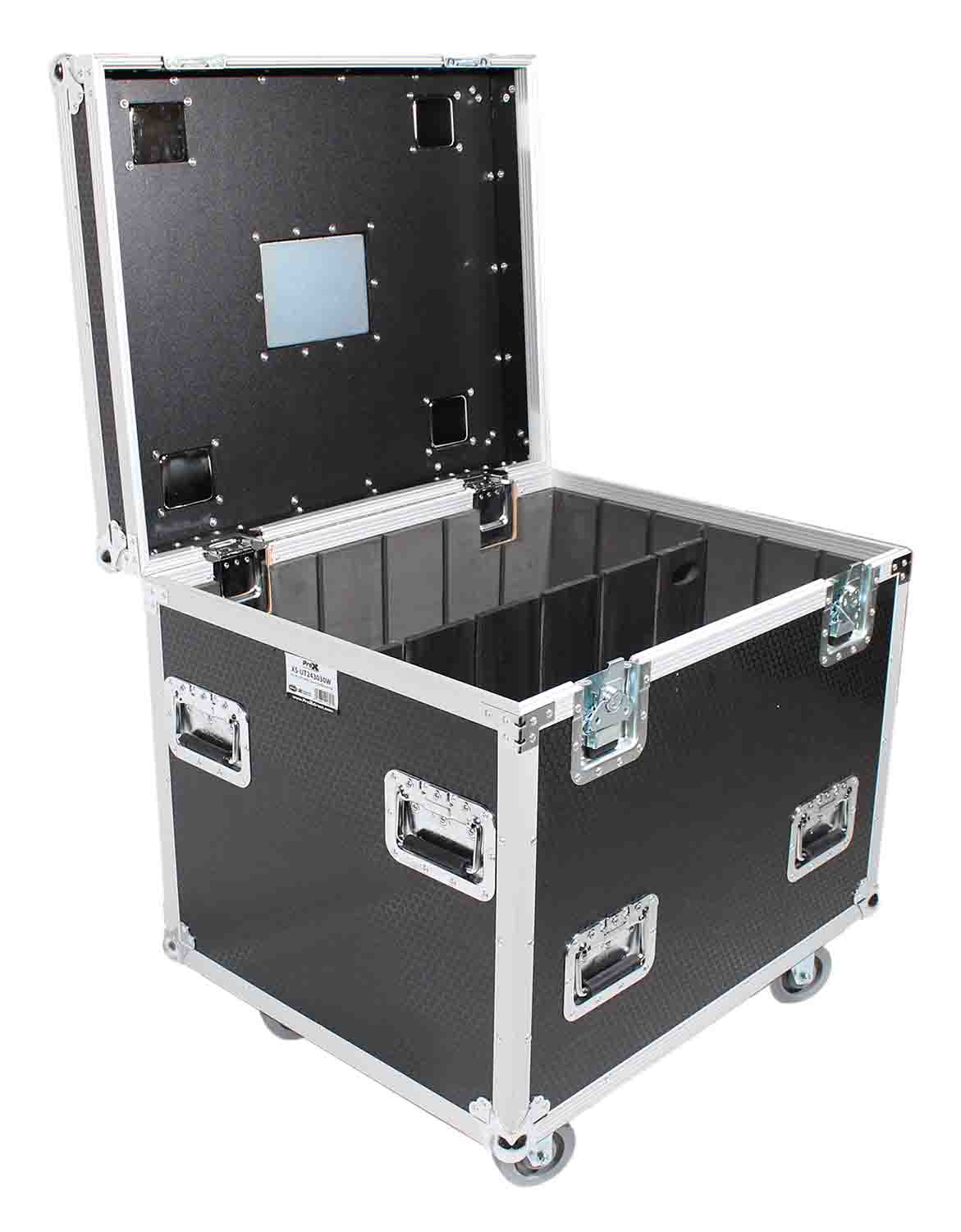 PROX XS-UTL243030W MK2 Heavy-Duty Truck Pack Utility Flight Case W-Divider and Tray Kit - Hollywood DJ
