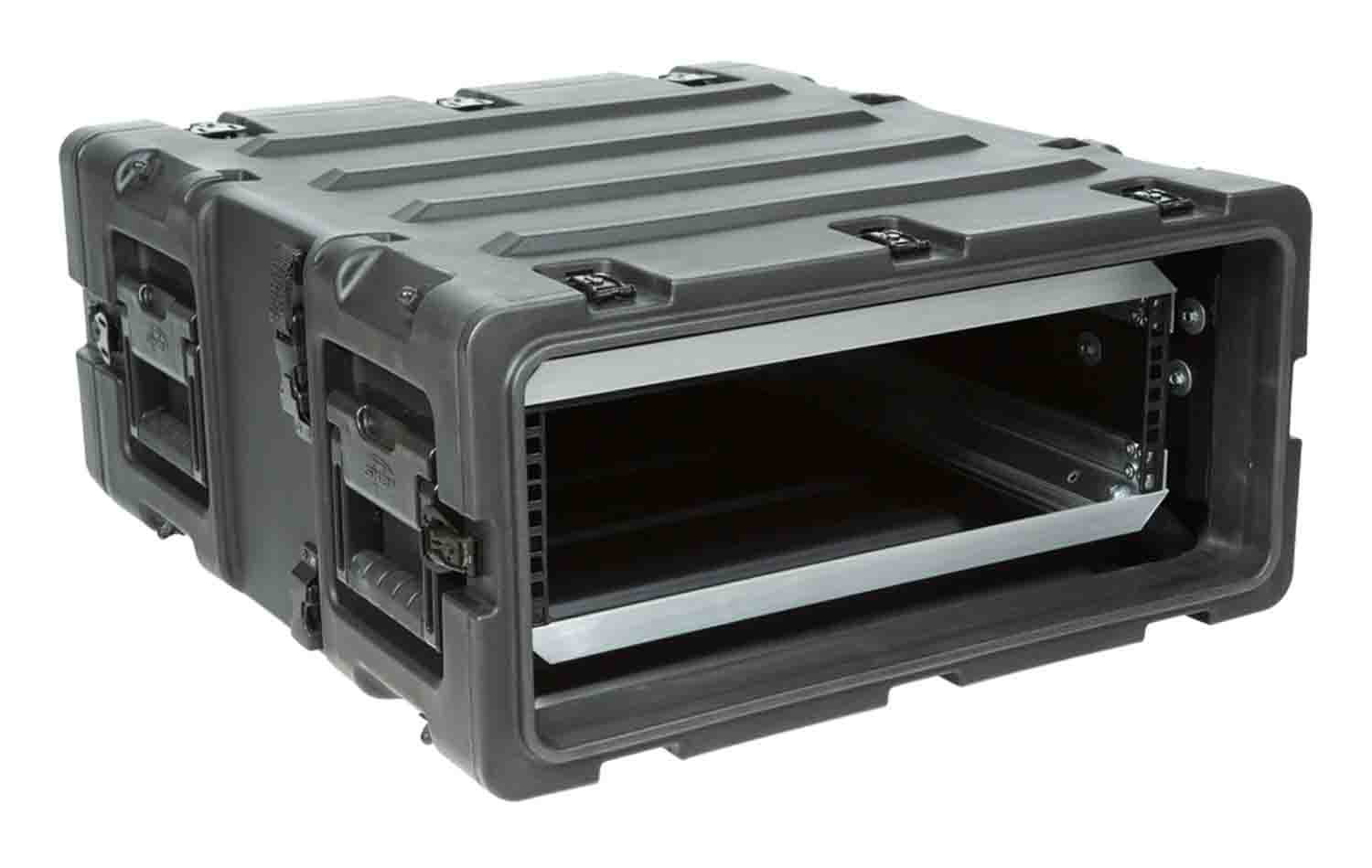 SKB Cases 3RS-3U20-22B, 3U 20-inch Static Shock Rack Transport Case - Black - Hollywood DJ