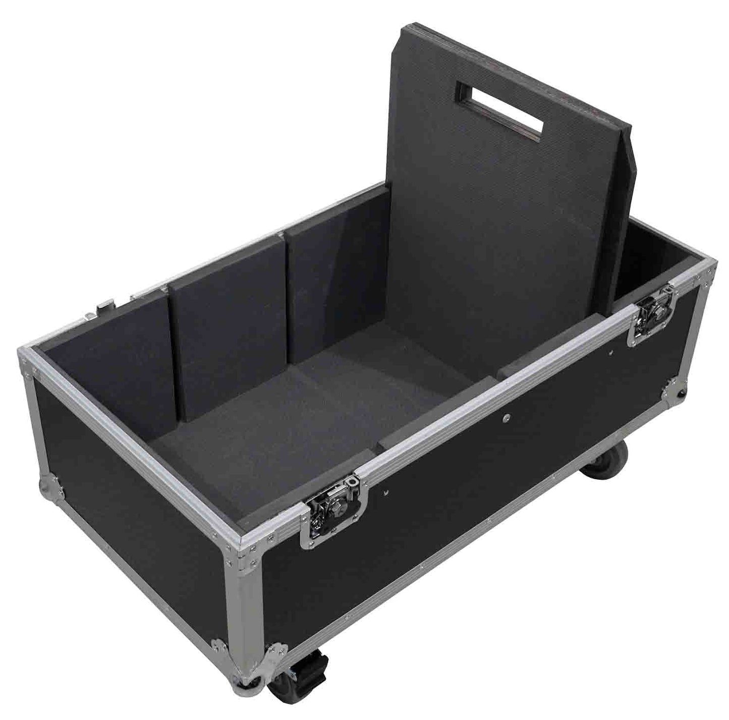 ProX XS-2X12SPW MK2 Universal ATA Flight Case - For Two 12-Inch Speakers - Hollywood DJ
