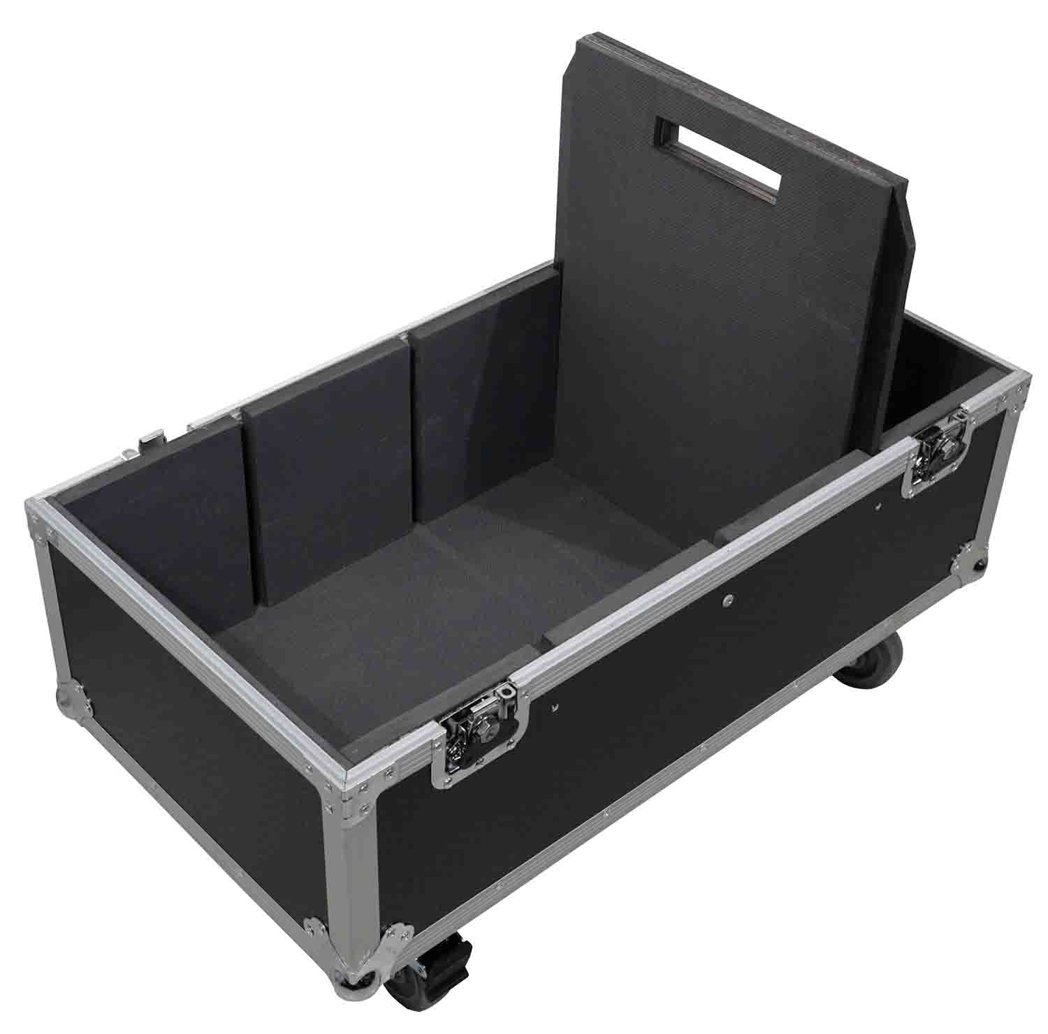 ProX XS-2X12SPW MK2 Universal ATA Flight Case - For Two 12-Inch Speakers - Hollywood DJ