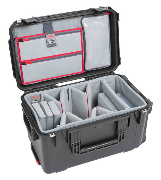 SKB Cases 3i-2213-12DL iSeries 2213-12 Case with Think Tank Video Dividers and Lid Organizer - Black - Hollywood DJ