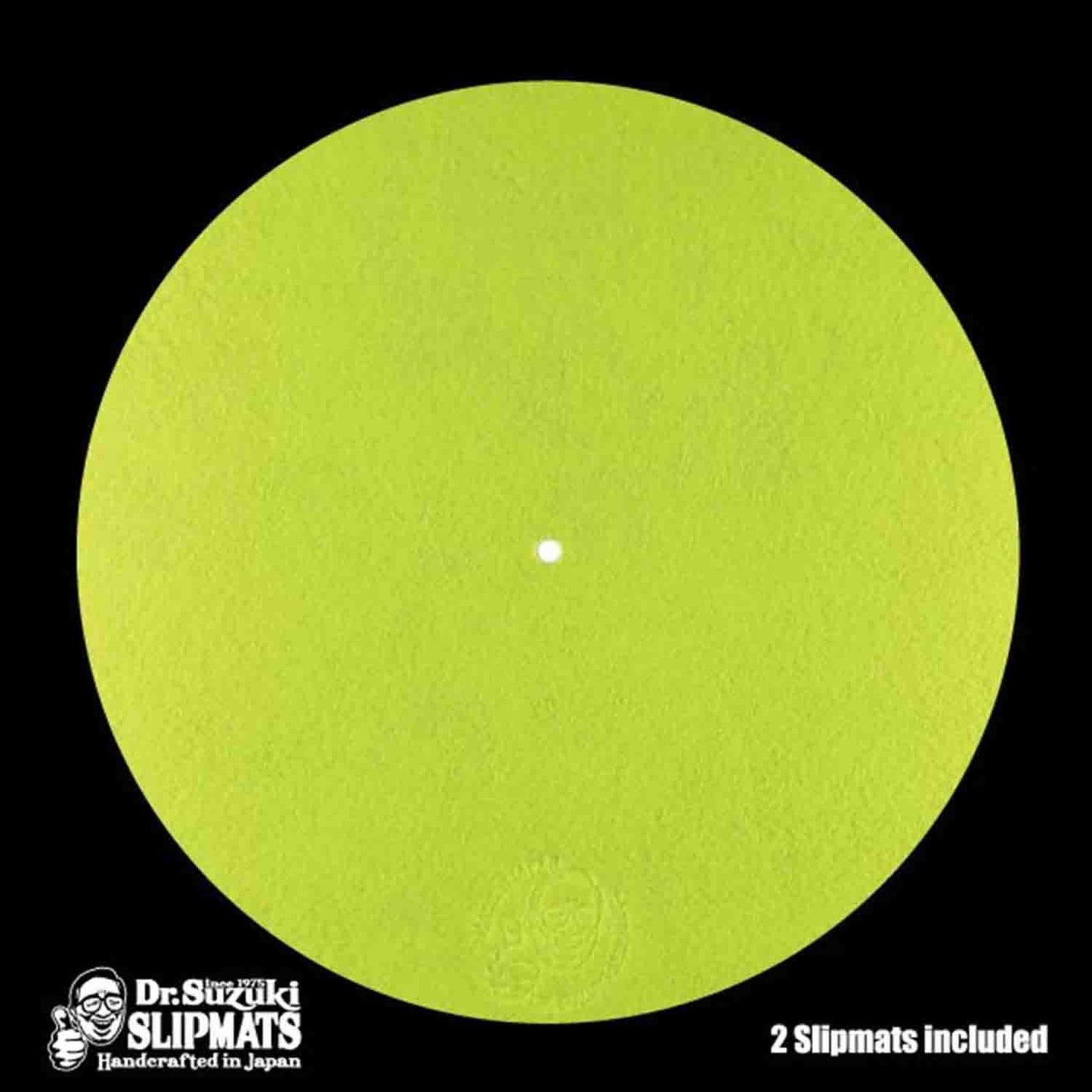 Dr. Suzuki DSS-TBYELL Mix Edition Slipmat Pair (Tennis Ball Yellow) - Hollywood DJ