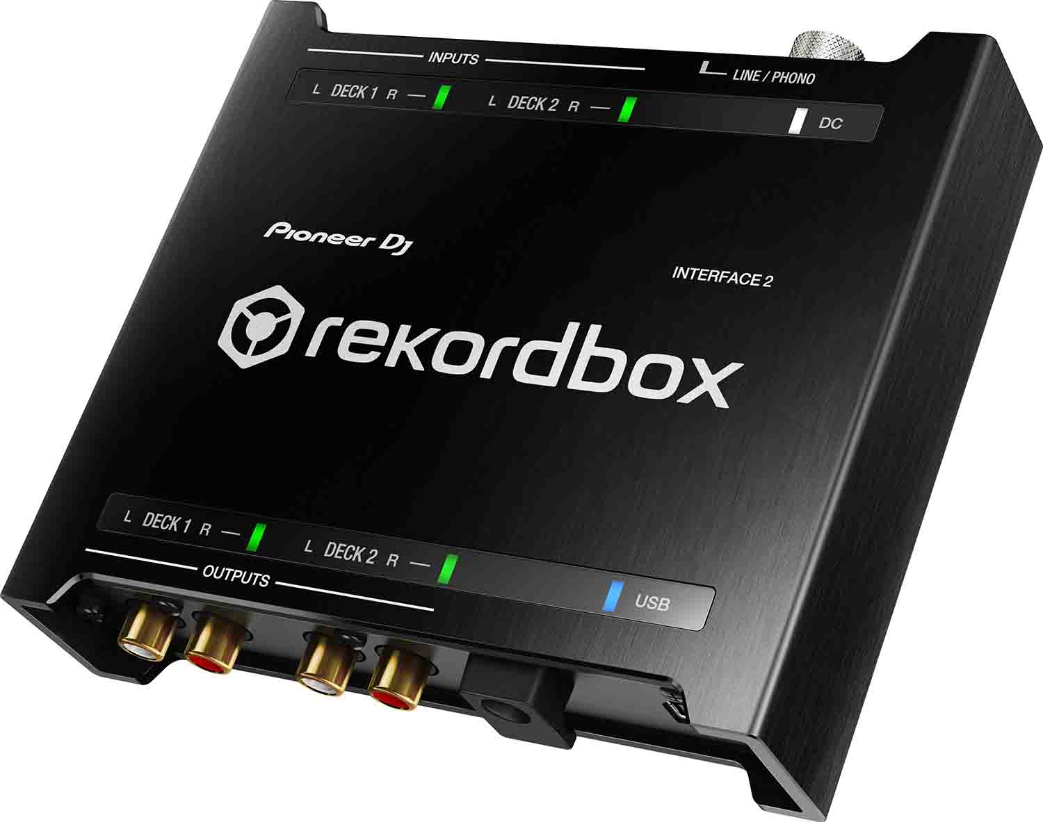 Pioneer DJ INTERFACE 2, 2-Channel Audio Interface for Rekordbox Dvs - Hollywood DJ