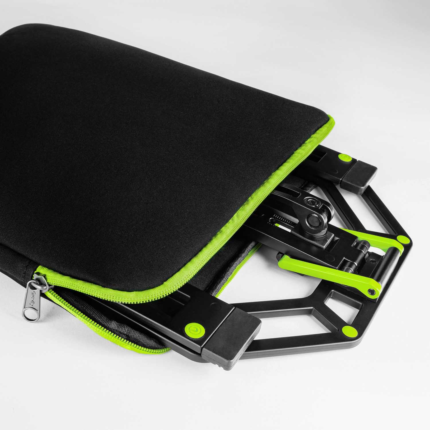 B-Stock: Gravity GLTS01BSET1 Adjustable DJ Laptop Stand For DJ Controllers and Laptops with Protection Bag - Hollywood DJ