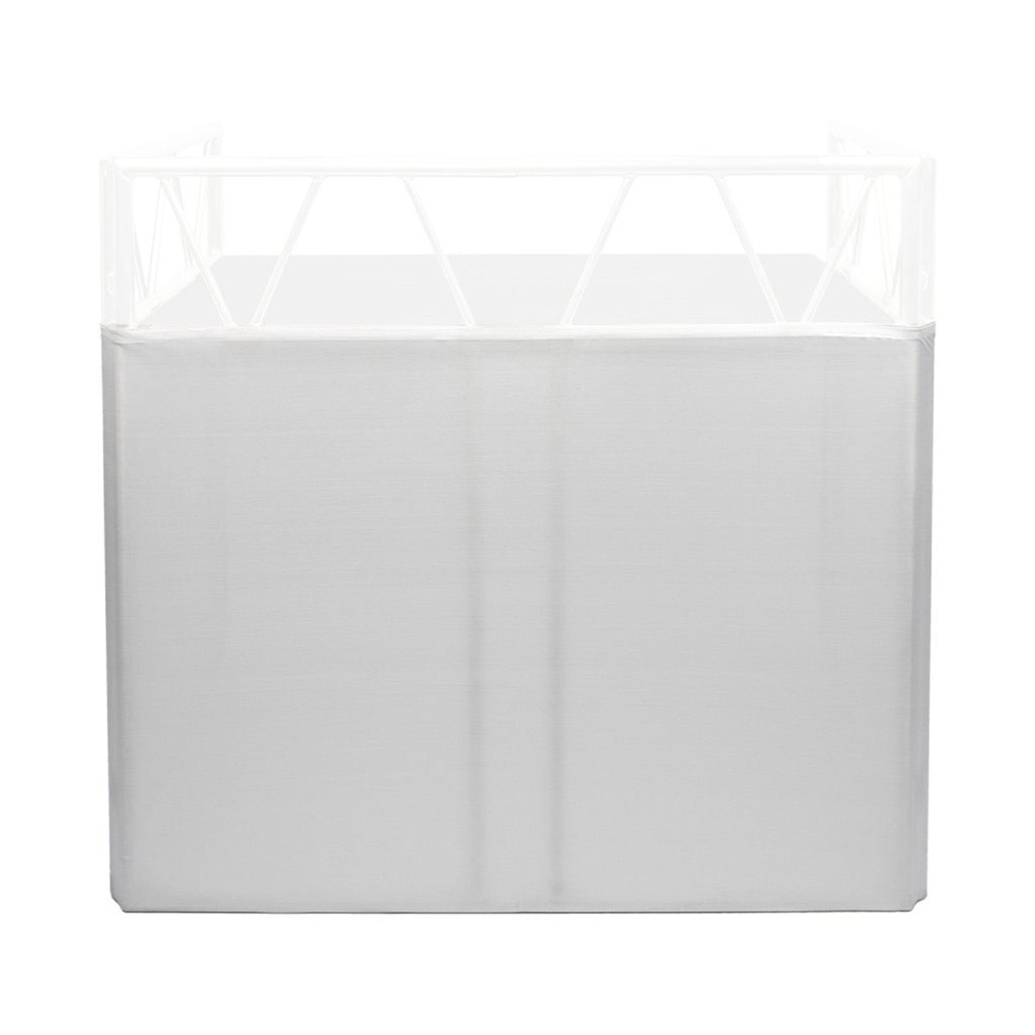 B-Stock: REPLACEMENT SCRIM Headliner HL30502 Indio DJ Booth Scrim - White - Hollywood DJ