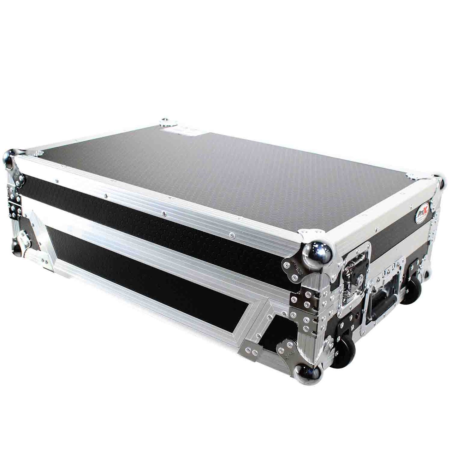 B-Stock: ProX XS-DDJ800 WLT DJ Flight Case For Pioneer DDJ-800 Digital Controller With Sliding Laptop Shelf and Wheels - Hollywood DJ