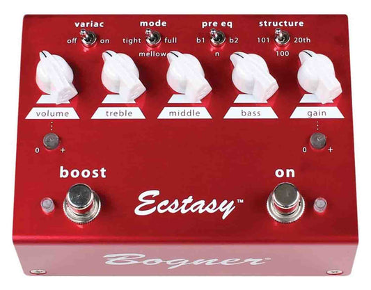 B-Stock: Bogner Ecstasy Red Overdrive Pedal - Hollywood DJ