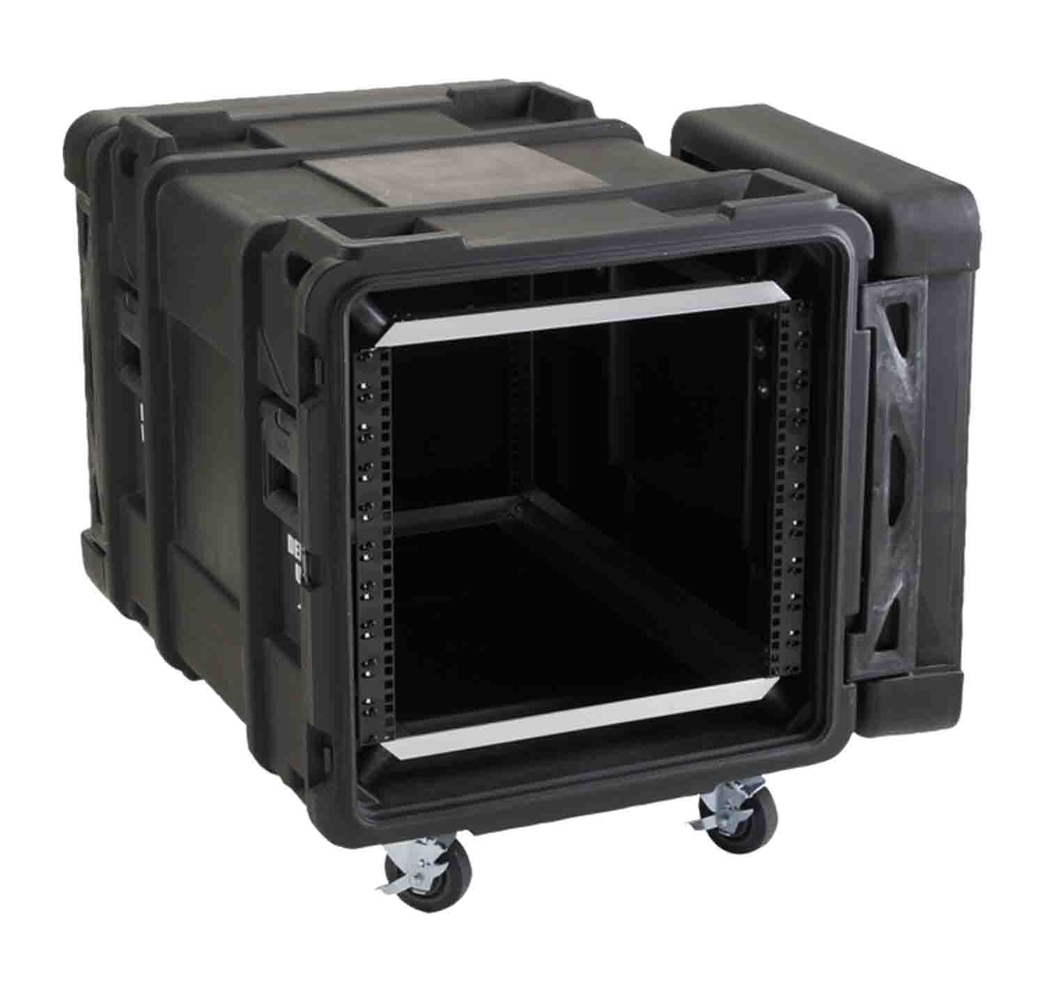 SKB Cases 3SKB-R910U28 28-Inch Deep 10U Roto Shock Rack Case - Black - Hollywood DJ
