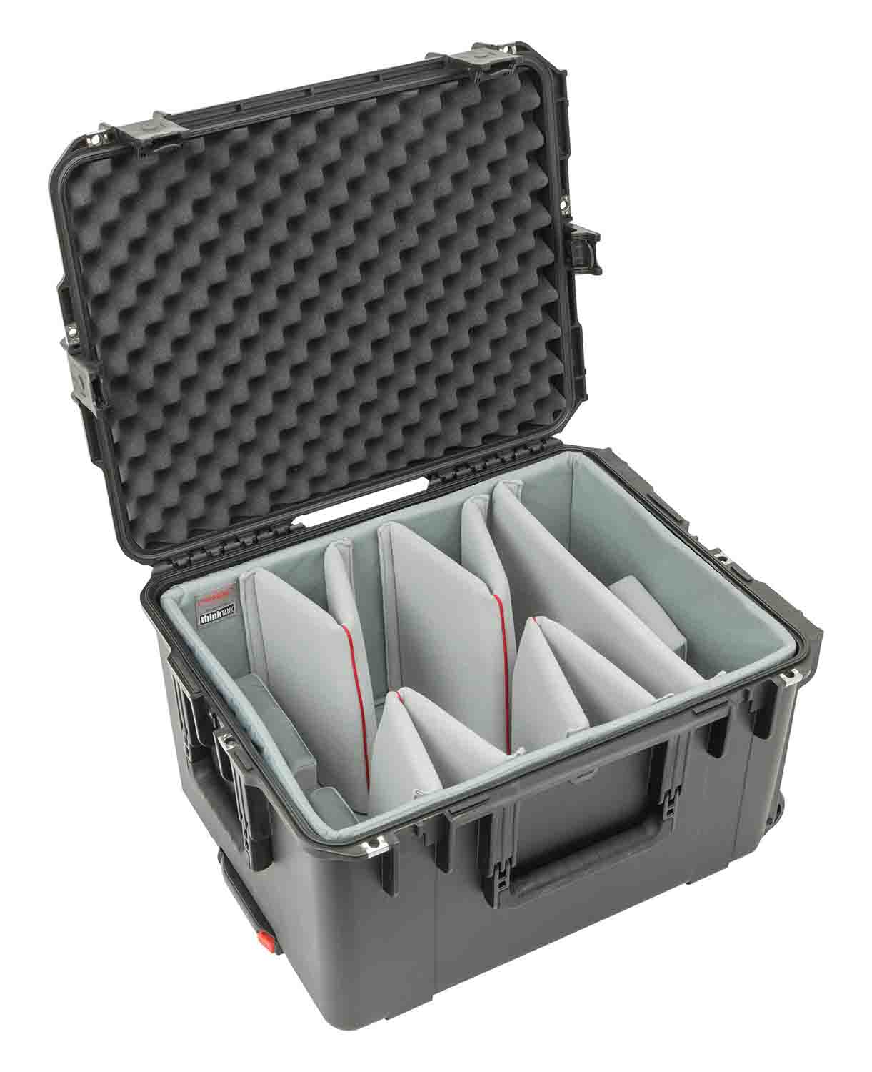 SKB Cases 3i-2217-12DT iSeries 2217-12 Case with Think Tank Video Dividers and Lid Foam - Black - Hollywood DJ