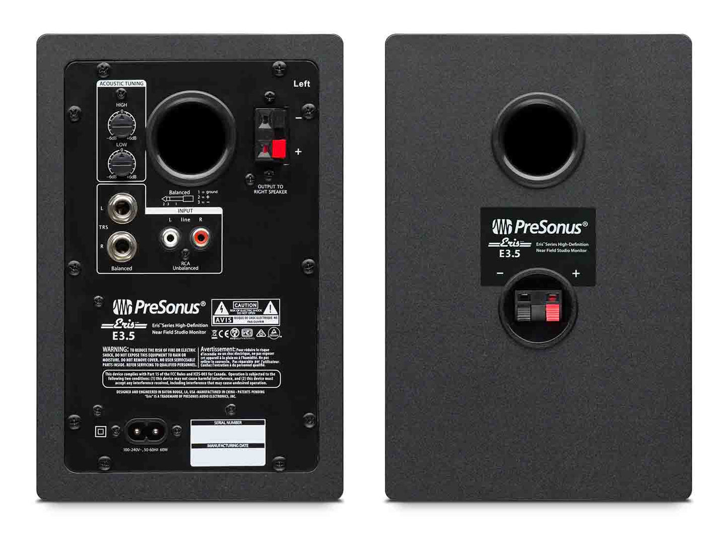 Presonus ERIS E3.5, Active Media Reference Monitors - Hollywood DJ