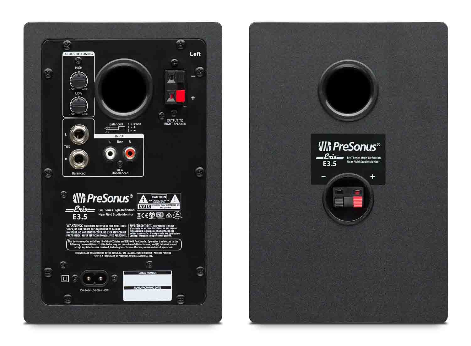 Presonus ERIS E3.5, Active Media Reference Monitors - Hollywood DJ