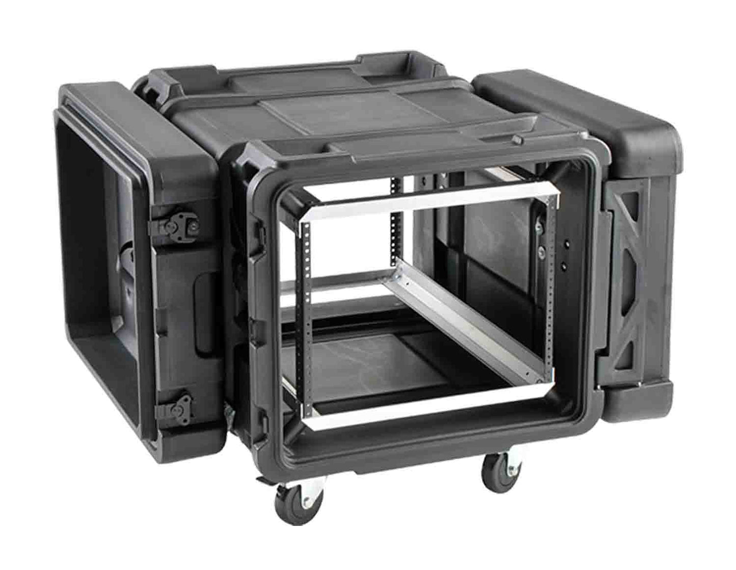 SKB Cases 3SKB-R908U30 8U 30-inch Deep rSeries Shock Rack - Hollywood DJ