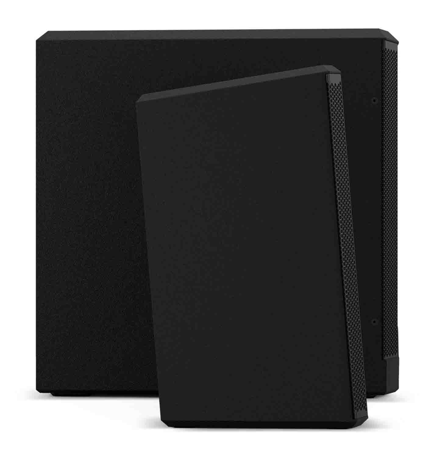 LD Systems DAVE 12 G4X Compact 2.1 Powered PA System with Bluetooth and Mixer - 750W RMS