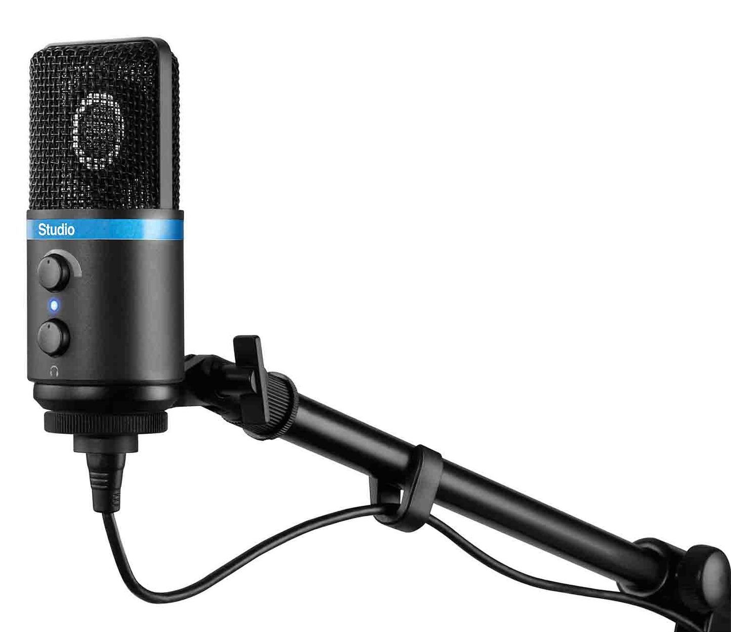 IK Multimedia iRig Mic Studio Digital Microphone for iOS, Mac, PC and Android - Black - Hollywood DJ