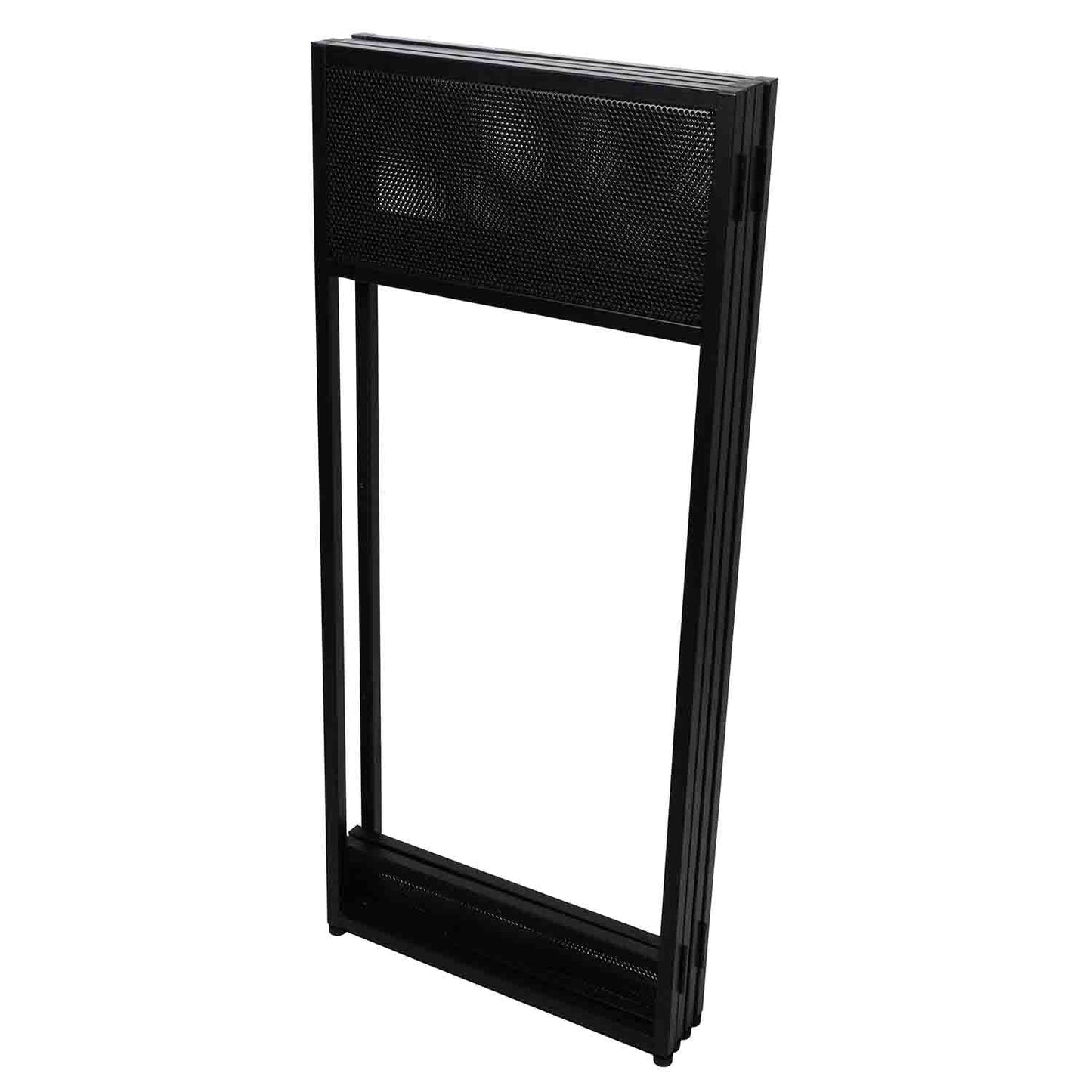 ProX XF-VISTA BL VISTA DJ Booth Facade Table Station with White/Black Scrim kit and Padded Travel Bag - Hollywood DJ