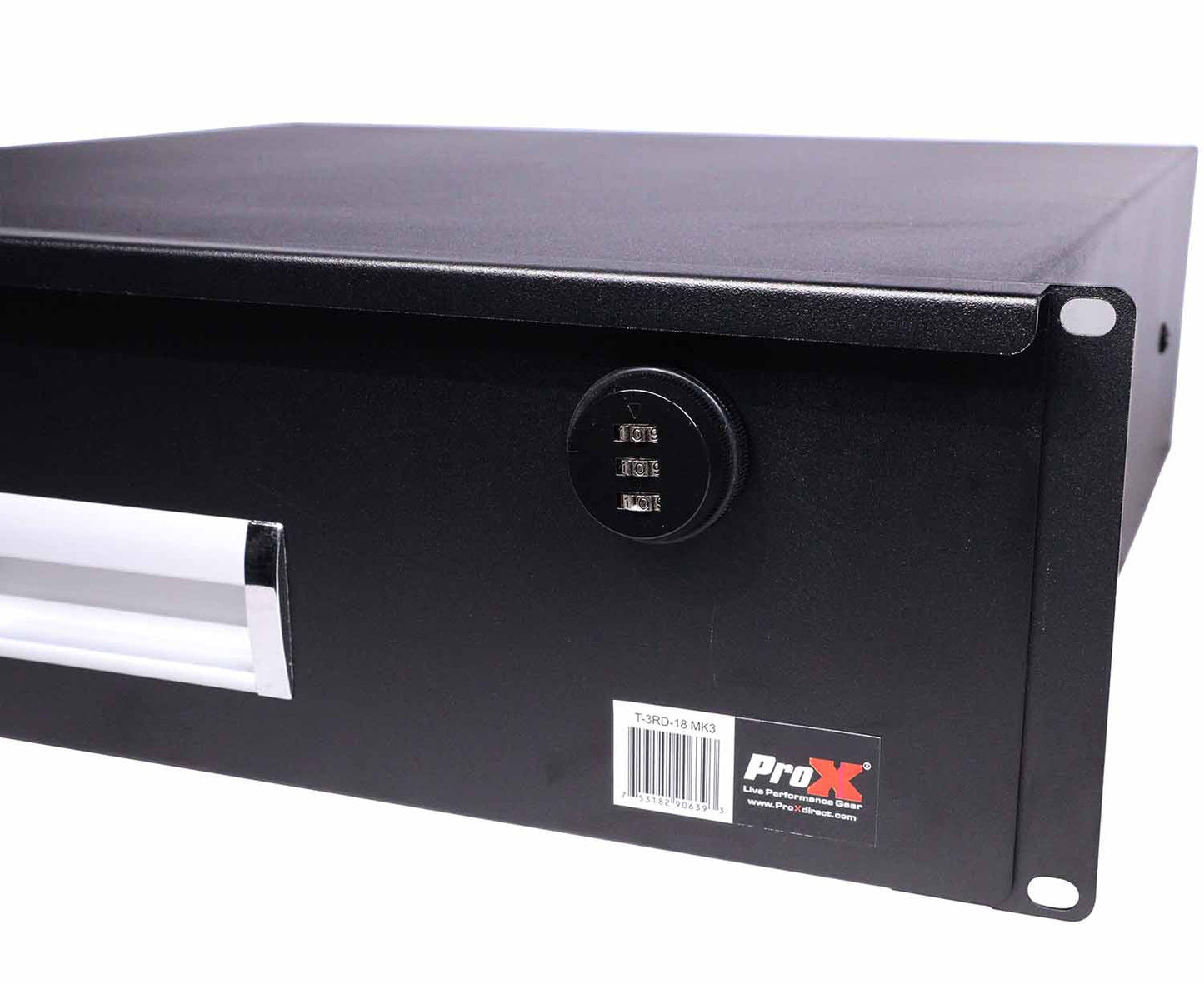 ProX T-3RD-18 MK3, 18" Deep Heavy Duty 3U Space Rack Drawer - Hollywood DJ