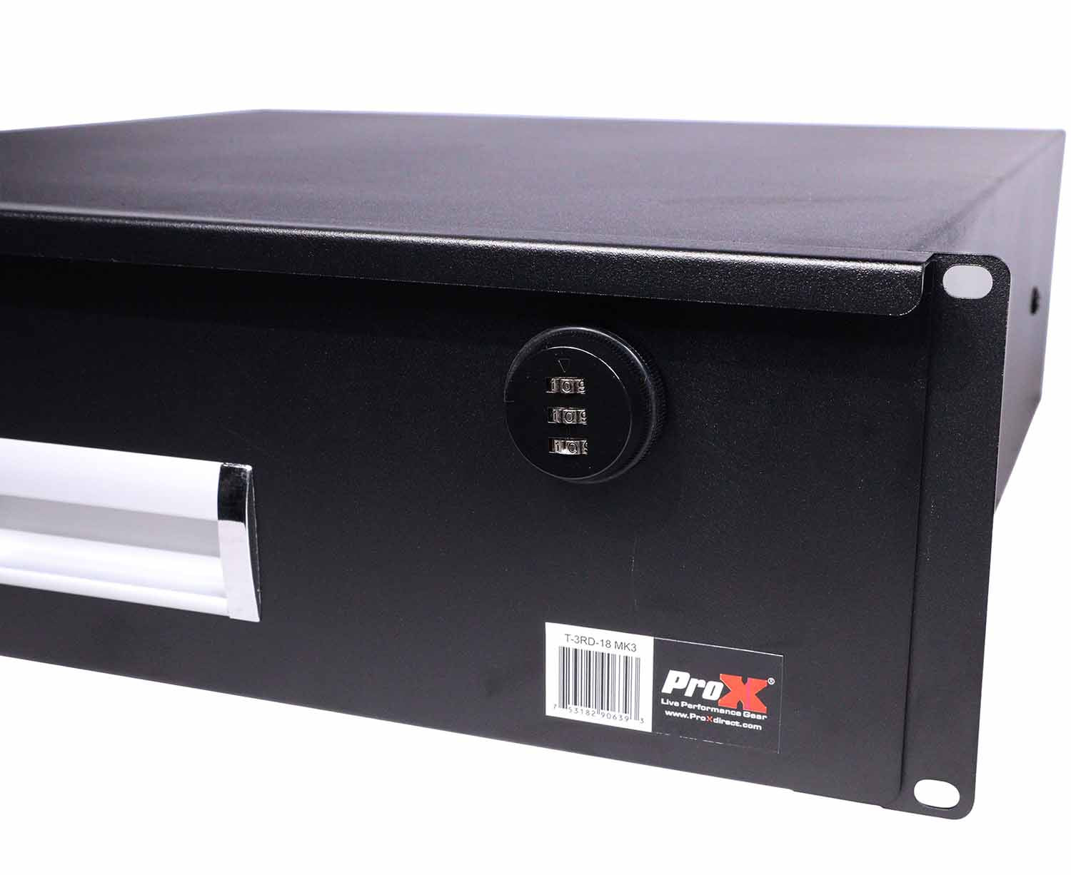 ProX T-3RD-18 MK3, 18" Deep Heavy Duty 3U Space Rack Drawer - Hollywood DJ