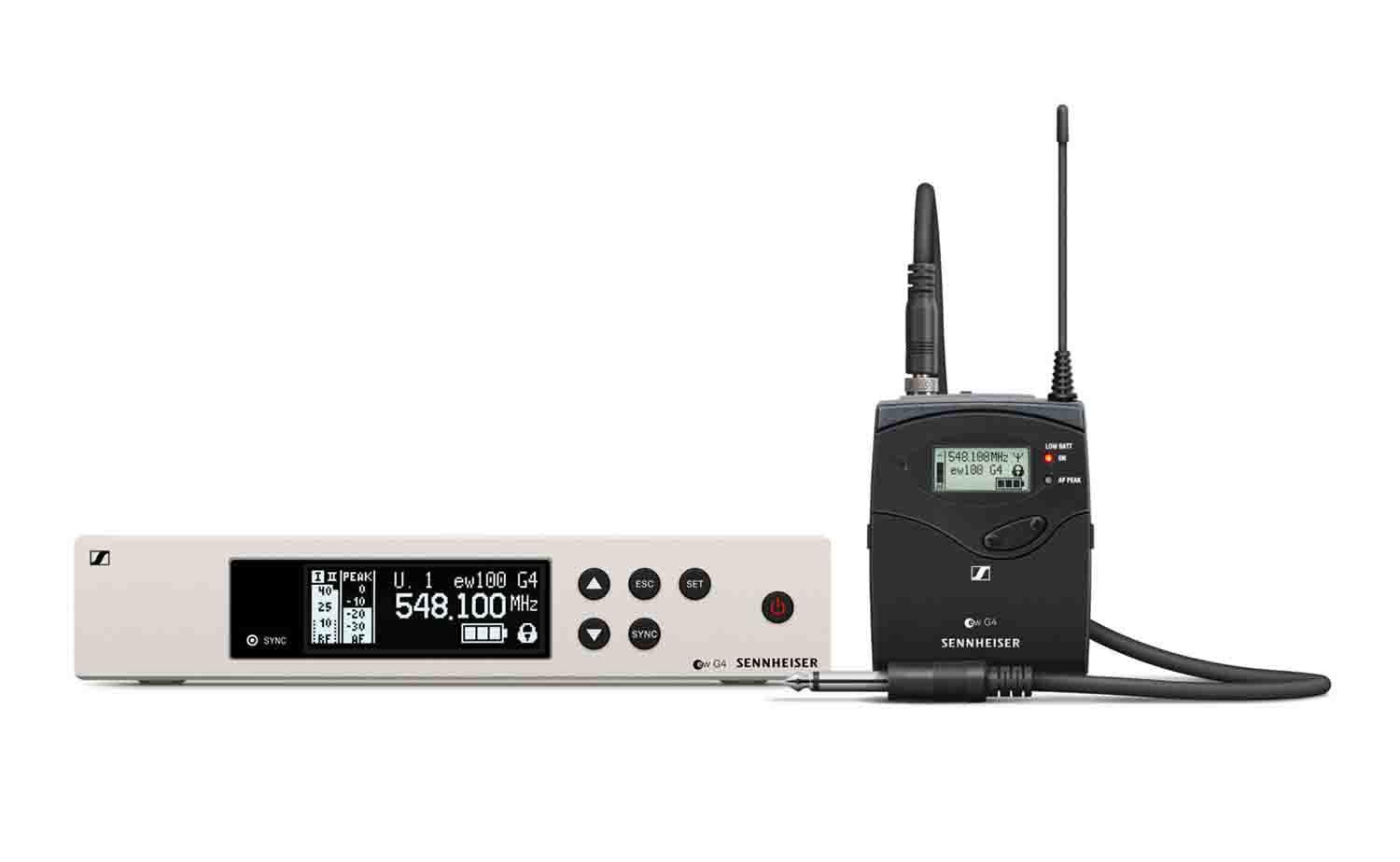 Sennheiser EW 100 G4-CI1-A Wireless Guitar System - 516 to 558 MHz - Hollywood DJ
