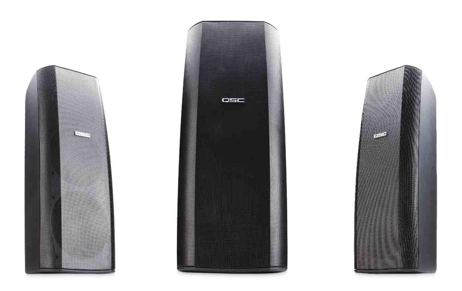 QSC AD-S282H-BK 8-Inch 2-Way Loudspeaker - Black - Hollywood DJ