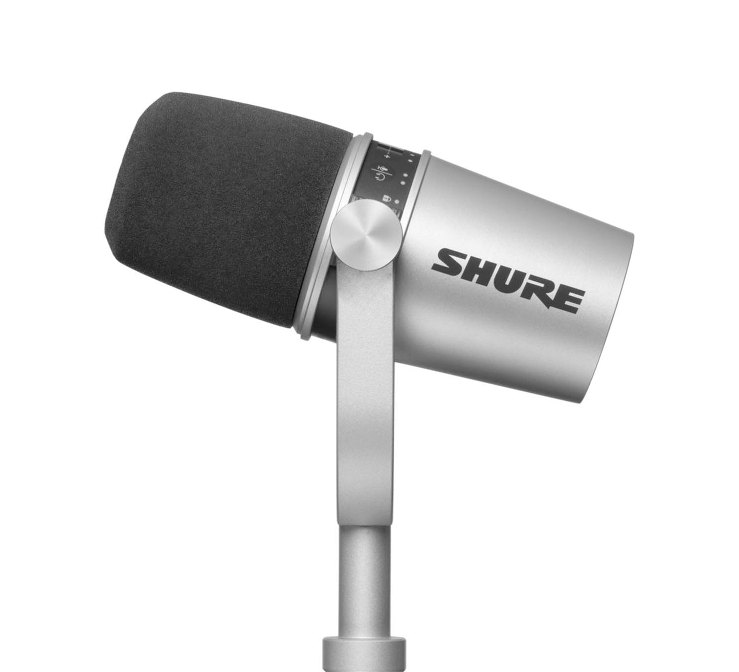 B-Stock: Shure MV7 USB Podcast Microphone - Silver - Hollywood DJ