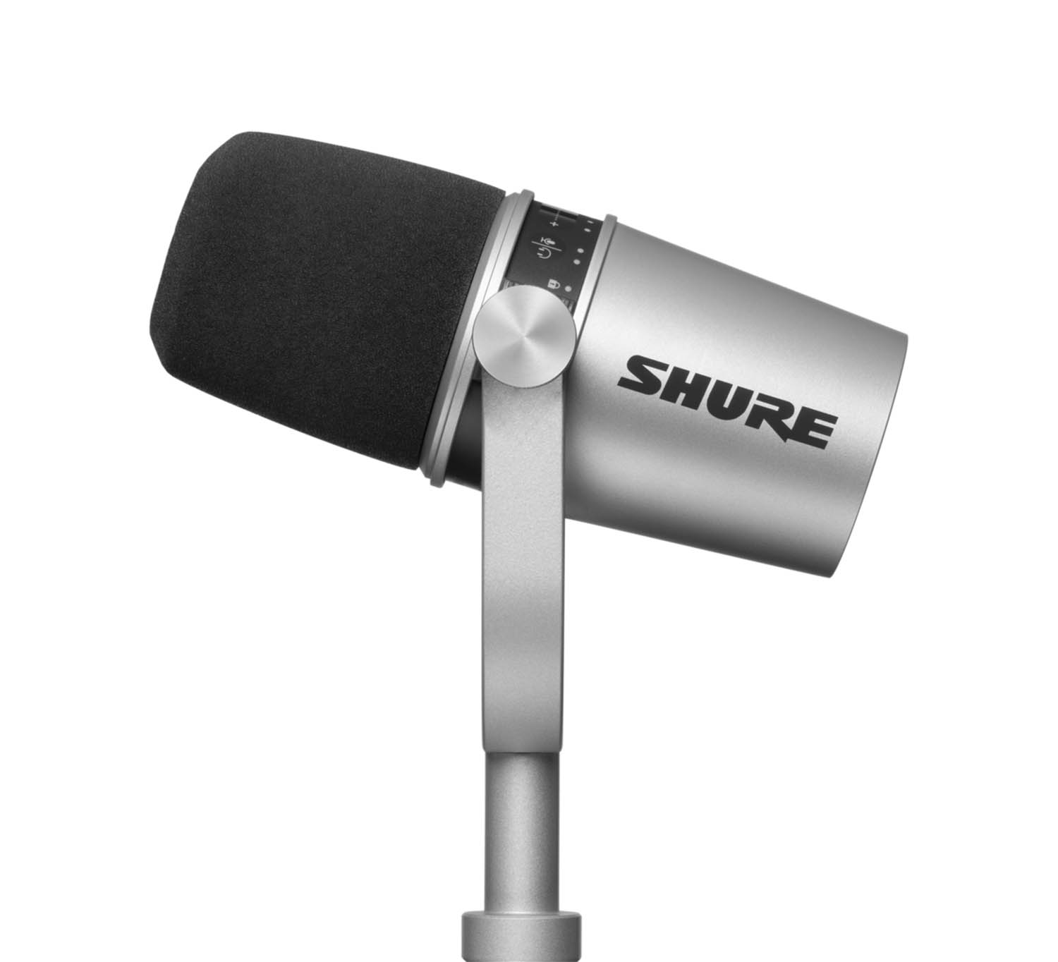 B-Stock: Shure MV7 USB Podcast Microphone - Silver - Hollywood DJ