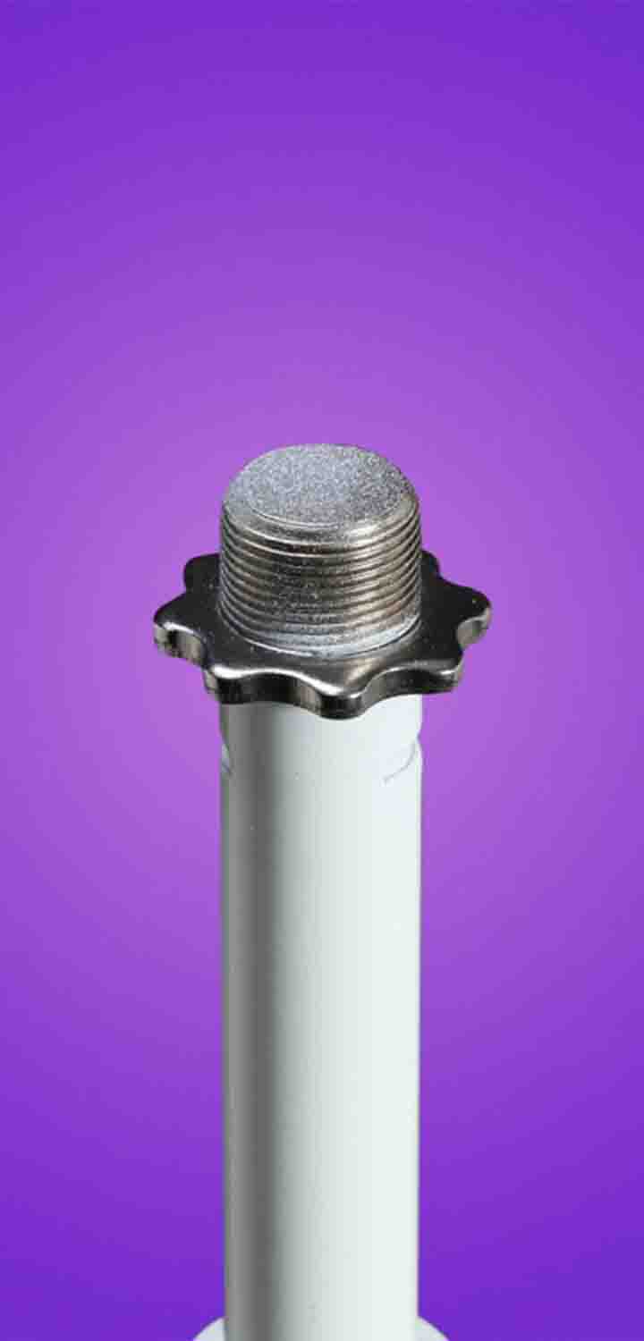 OnStage MS7201W Round-Base Microphone Stand - White - Hollywood DJ