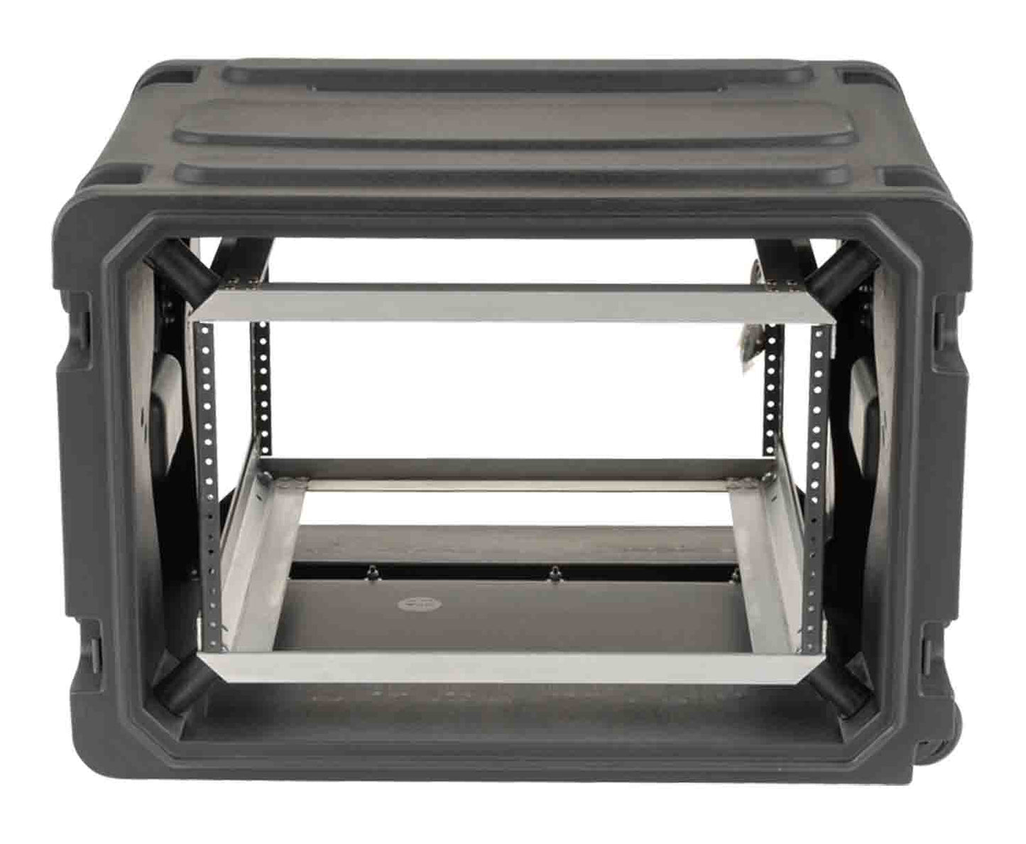 SKB Cases 3SKB-R06U20W Roto Shock Mount Rolling Rack Case 20-Inch Deep - 6 RU - Hollywood DJ