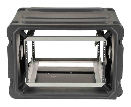 SKB Cases 3SKB-R06U20W Roto Shock Mount Rolling Rack Case 20-Inch Deep - 6 RU - Hollywood DJ