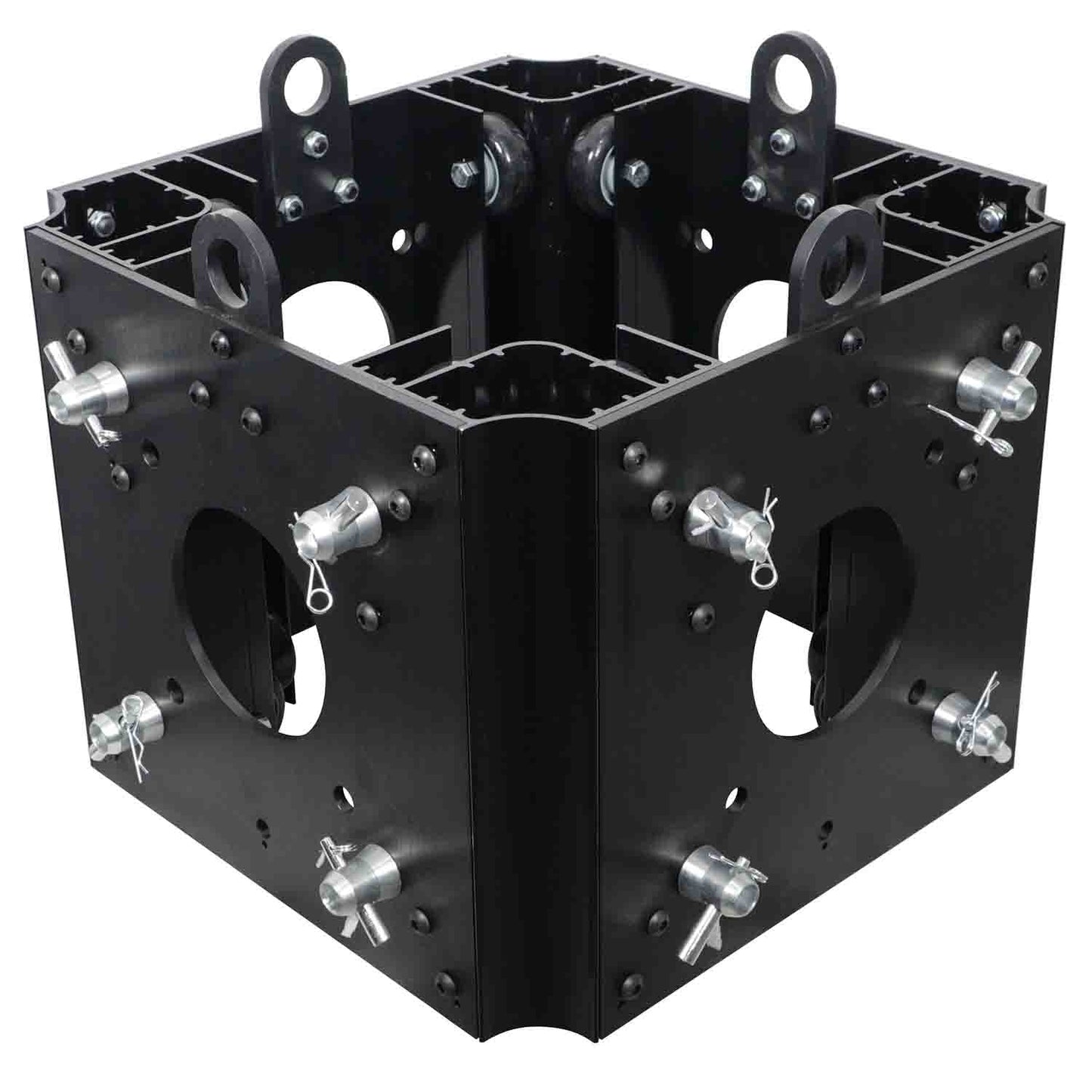 ProX XT-BLOCK-BLK Black Ground Support Sleeve Block for F34 Truss Systems - Hollywood DJ
