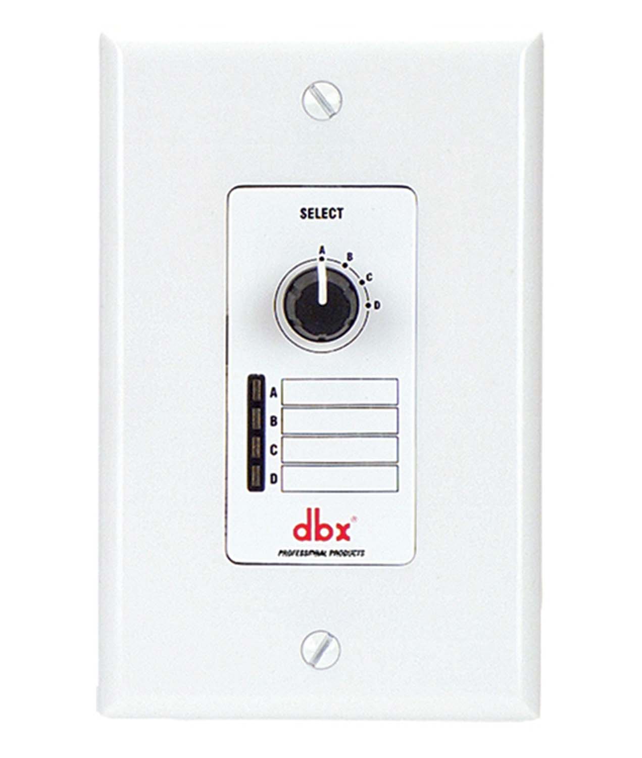DBX ZC-3 Wall-Mounted Zone Controller - Hollywood DJ