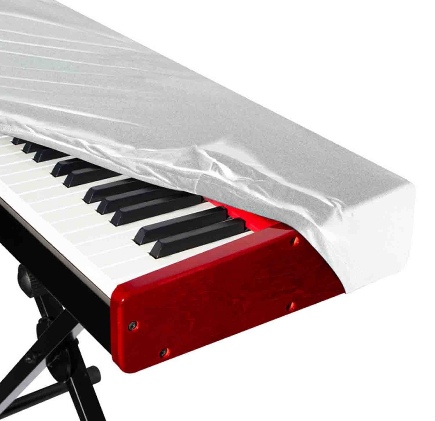 On Stage KDA70 Keyboard Dust Cover - White - Hollywood DJ