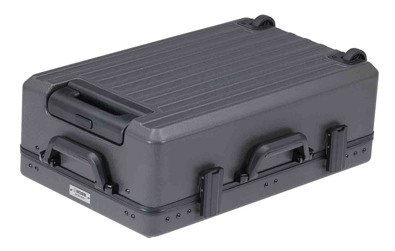 BOSS BCB-1000 Deluxe Wheeled Pedal Board and Case - Hollywood DJ