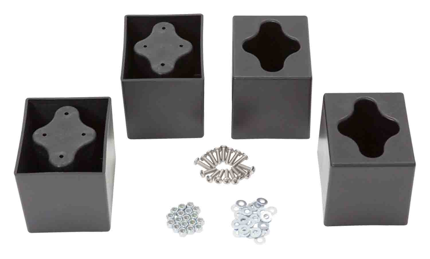 SKB Cases 3R-FLRK Forklift Riser Kit for Select 3R Series Cases - Set of 4 - Hollywood DJ