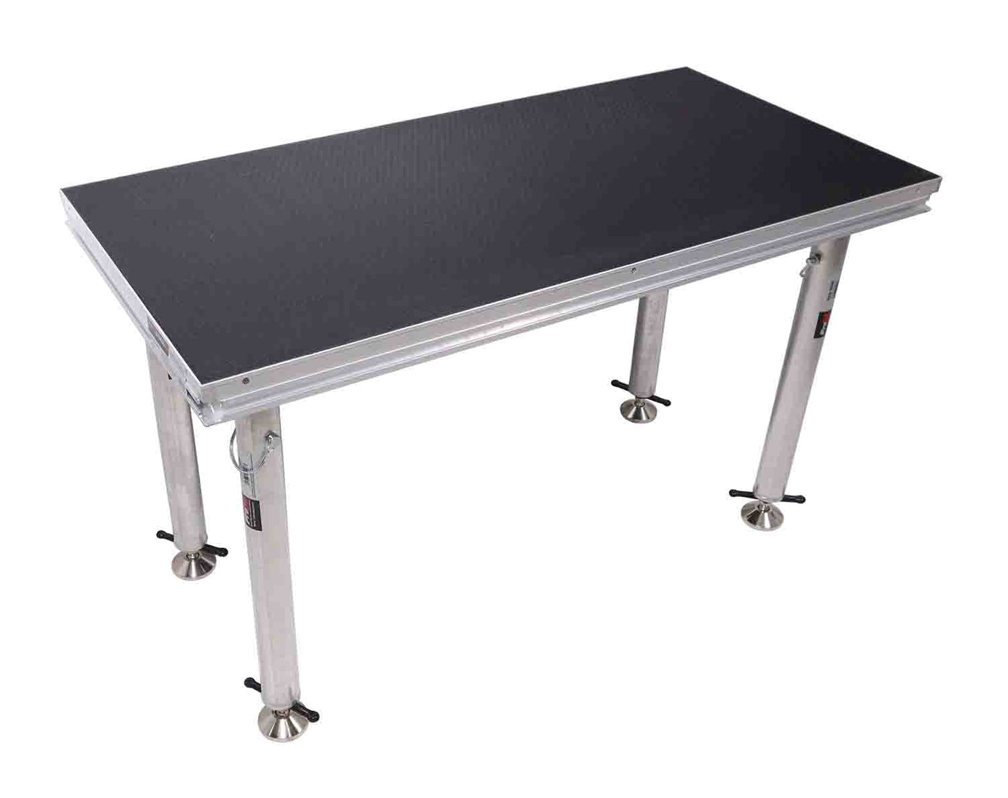 ProX XSQ-2X4 MK2 StageQ MK2 2ft X 4ft Heavy Duty Platform with 28 to 48 Inch Height Legs - Hollywood DJ