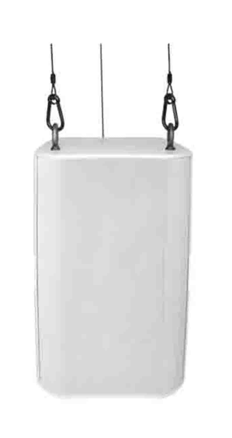 QSC AD-S12-WH Acoustic Design Series 12-Inch 2-Way 300W Surface-Mount Loudspeaker - White - Hollywood DJ