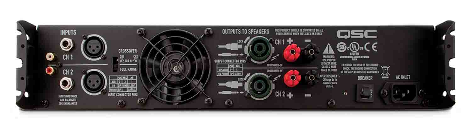 QSC GX3 2 Channel Power Amplifier - 425W - Hollywood DJ