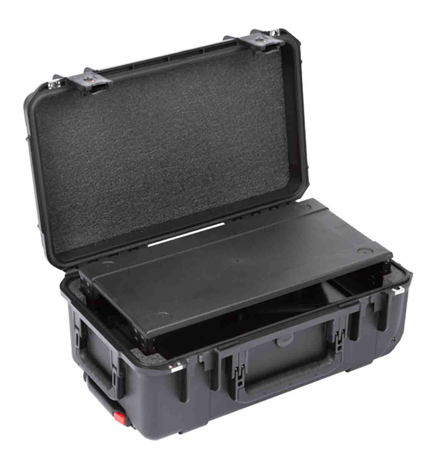 SKB Cases 3i-2011M72U 2U iSeries Injection Molded 9-Inch Shallow Fly Rack - Hollywood DJ