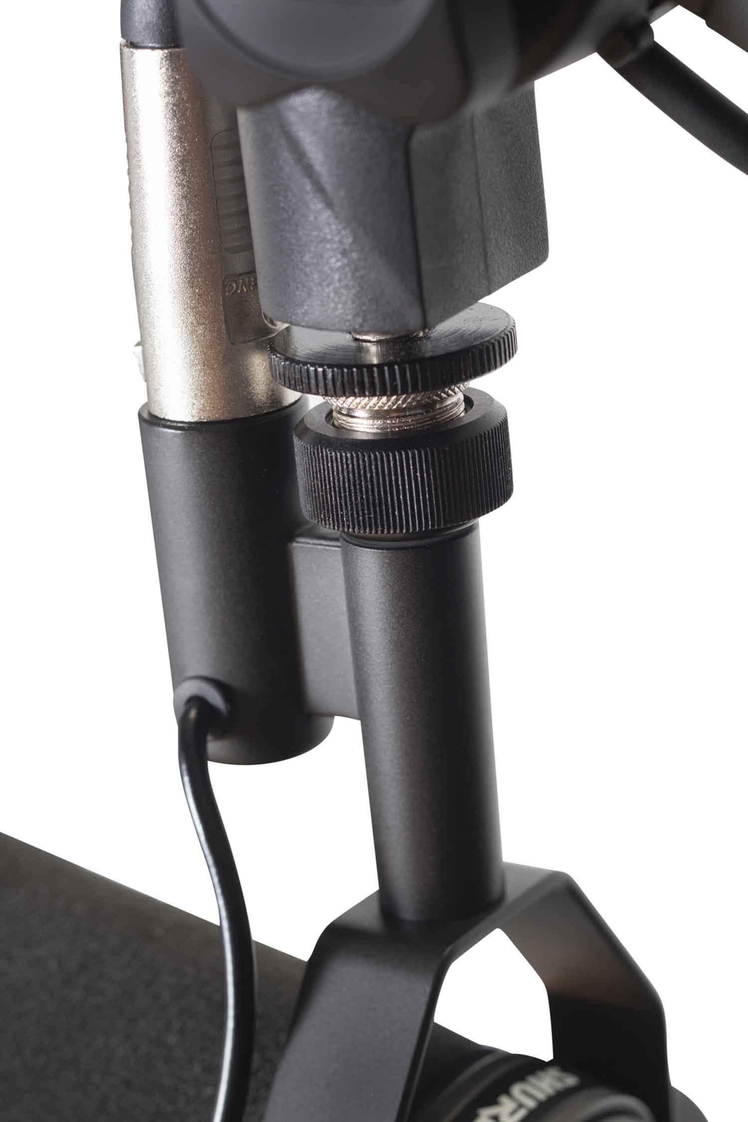 B-Stock: Gator Frameworks GFWMICBCBM3000 Deluxe Desktop Mic Boom Stand for Podcasts and Recording - Hollywood DJ