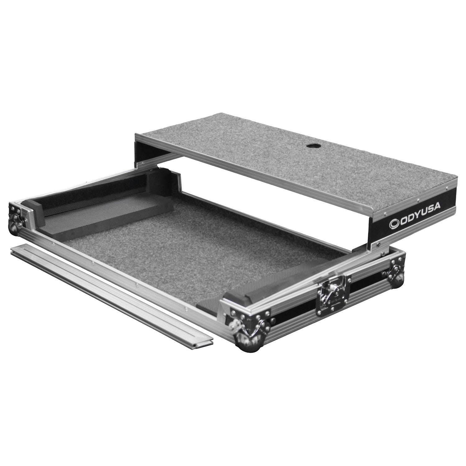 Odyssey FZGSDJC2 Universal Large Size DJ Controller Flight Case with Glide Platform - Hollywood DJ