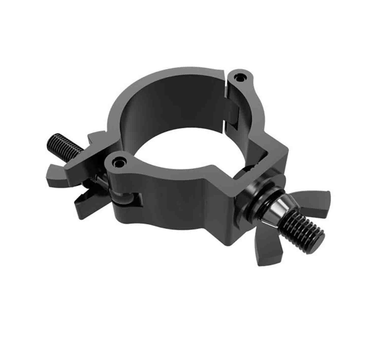 Global Truss MINI 360 BLK, Light Duty Clamp for 50mm Tubing - Black - Hollywood DJ